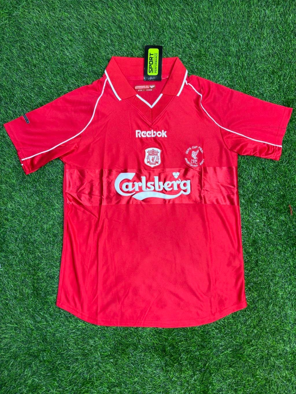 Liverpool リーボック UEFAカップファイナル2001 ジャージ LIVERPOOL