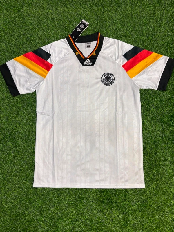 Retro Germany 1992-94 Home Jersey Half Sleeve  - XL