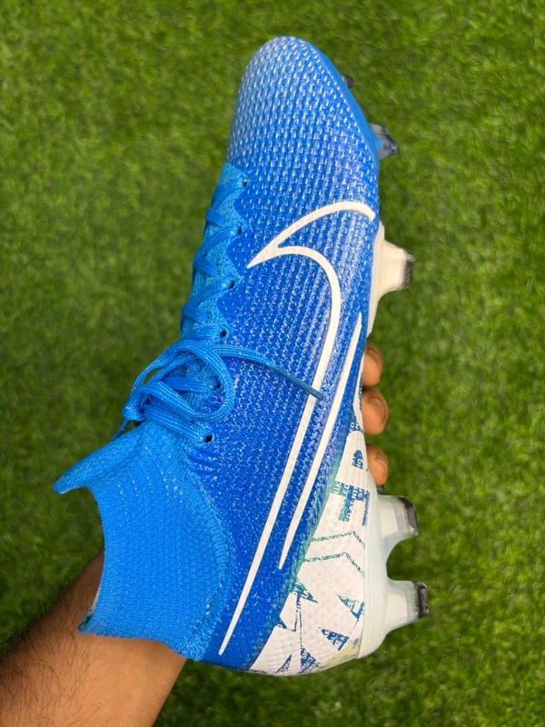 Mercurial Vapor 13 Blue High-top FG With Lace  - 7.5