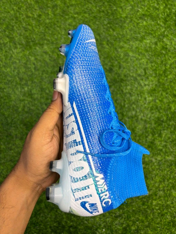 Mercurial Vapor 13 Blue High-top FG With Lace  - 7.5