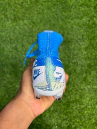 Mercurial Vapor 13 Blue High-top FG With Lace  - 7.5