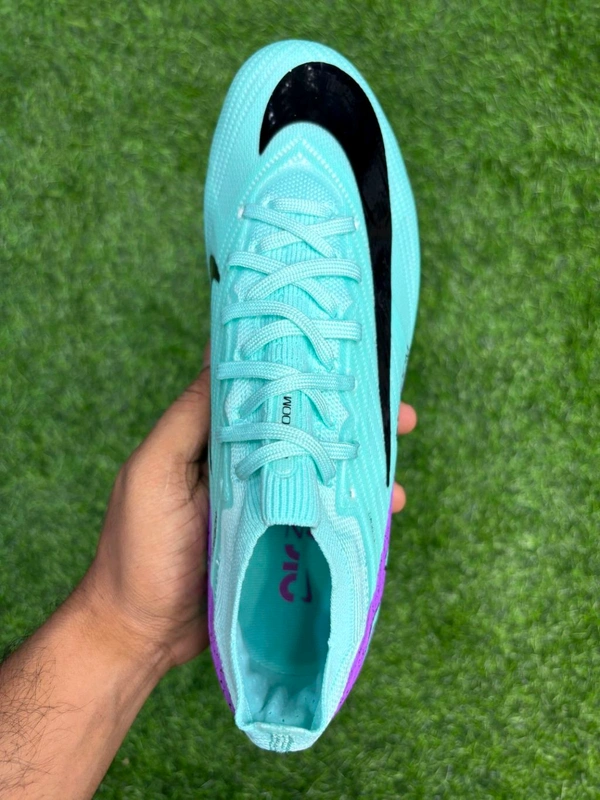 Mercurial Superfly 9 Elite Sky-blue Low-top FG With Lace  - 7.5