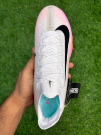 Mercurial Vapor 16 White Pink Mix AG/Turf With Lace  - 5.5