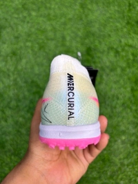 Mercurial Vapor 16 White Pink Mix AG/Turf With Lace  - 5.5