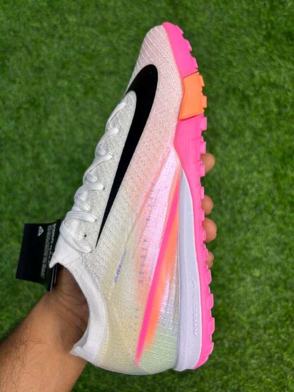 Mercurial Vapor 16 White Pink Mix AG/Turf With Lace  - 6