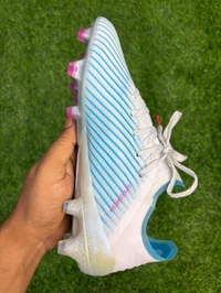 X 19 White Blue Colour FG Low-top With Lace  - 7.5