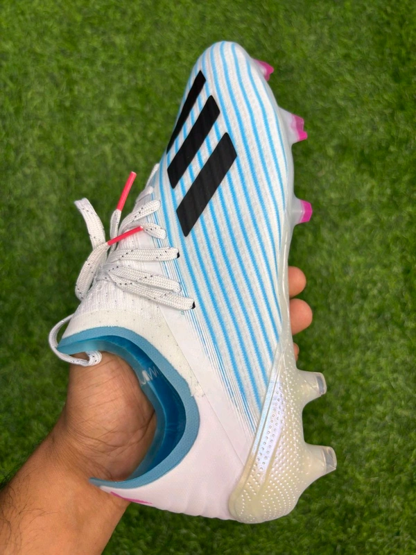 X 19 White Blue Colour FG Low-top With Lace  - 8