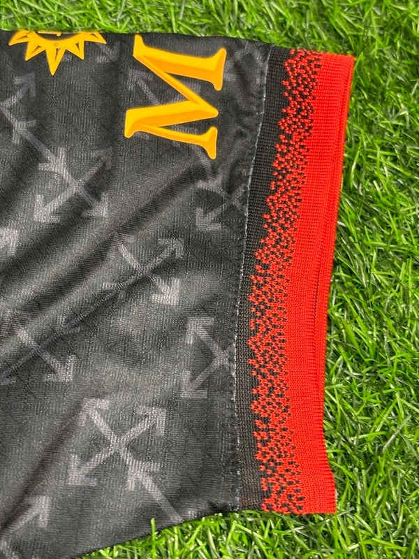 AC Milan X Off-white Black/Green 4th Kit Player Edition  - XXL