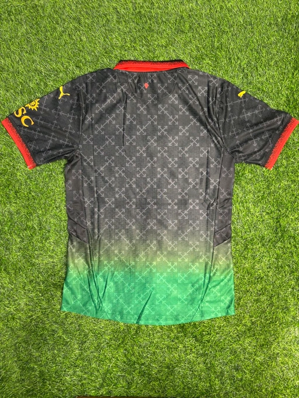 AC Milan X Off-white Black/Green 4th Kit Player Edition  - XXL
