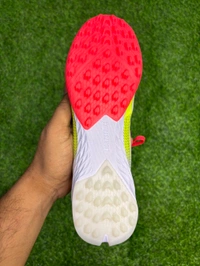 F50 White Orange Mix Colour AG/Turf With Lace  - 6.5