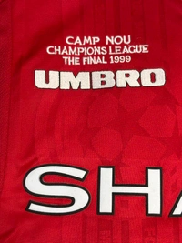 Retro Manchester United 1999 UEFA Final Jersey Half Sleeve  - L