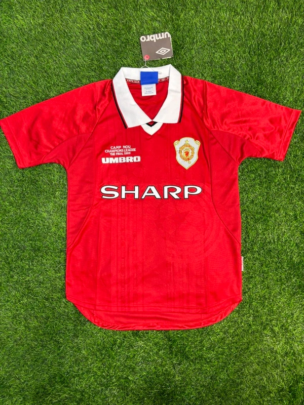 Retro Manchester United 1999 UEFA Final Jersey Half Sleeve  - XL