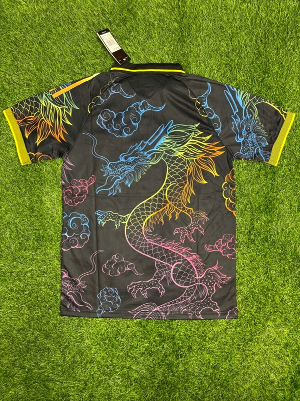 Madrid Dragon Kit Black Yellow Fan Edition With Short  - M