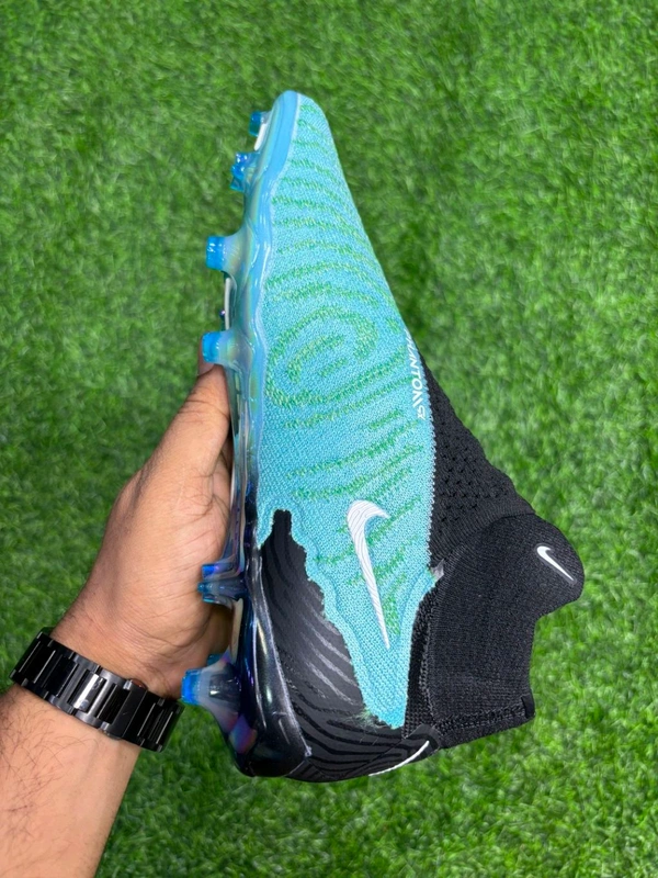 PhantomGX Ghost Lace Black Blue High-top FG - 6
