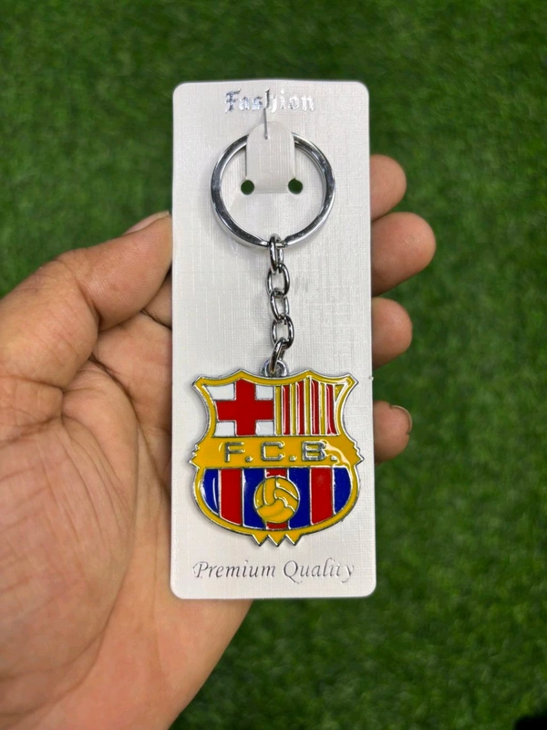 Football Clubs Metal Key Chain(1 Piece) - Barcelona