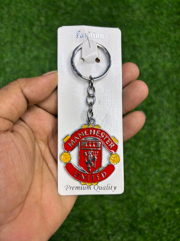 Football Clubs Metal Key Chain(1 Piece) - Manchester United
