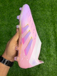 Predator Elite Baby Pink Colour FG Without Lace  - 9.5