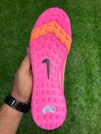Mercurial Superfly 10 White Pink Mix AG/Turf High-Top With Lace - 8.5