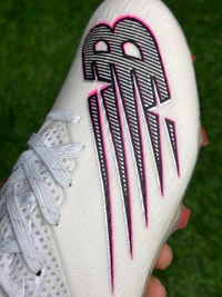 NB Furon V6 Pro White Pink Colour Low-top FG With Lace - 9.5