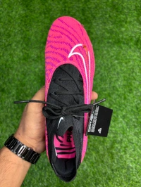 PhantomGX Elite Low-top Pink Black Colour FG With Lace  - 7