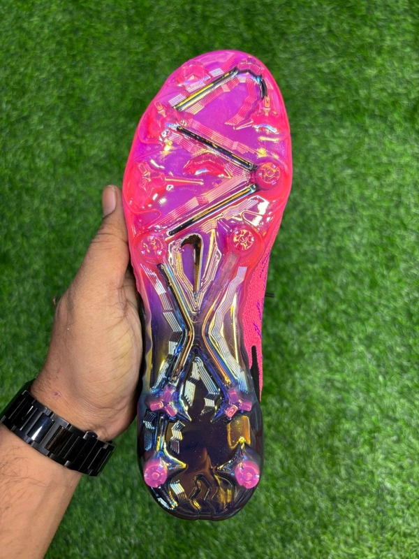 PhantomGX Elite Low-top Pink Black Colour FG With Lace  - 7