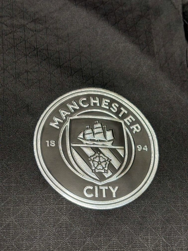 Manchester City 25/26 3rd Kit Black Player Edition Half Sleeve  - XL