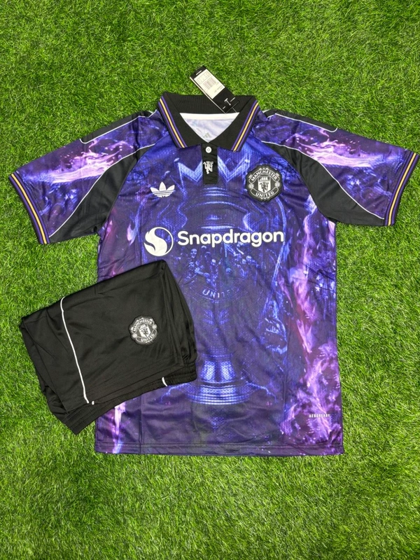 Manchester United Violet Special Fan Edition With Short   - M