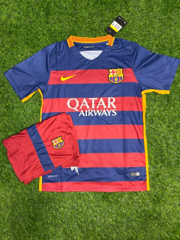 Retro FC Barcelona 15/16 Home Kit Fan Edition With Short  - XL