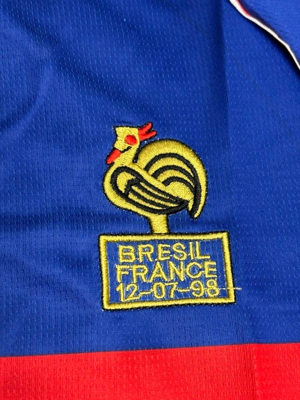 Retro France 1998 World Cup Home Kit Fan Edition With Short  - XL