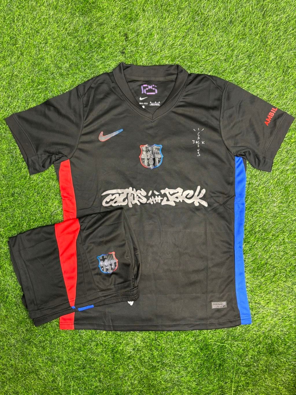 FC Barcelona × トラヴィス Sサイズ Fc Barcelona X Travis scott special edition jersey