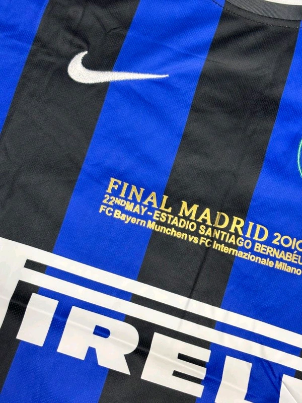 Retro Inter Milan 2009/10 Home Kit Fan Edition With Short  - XL