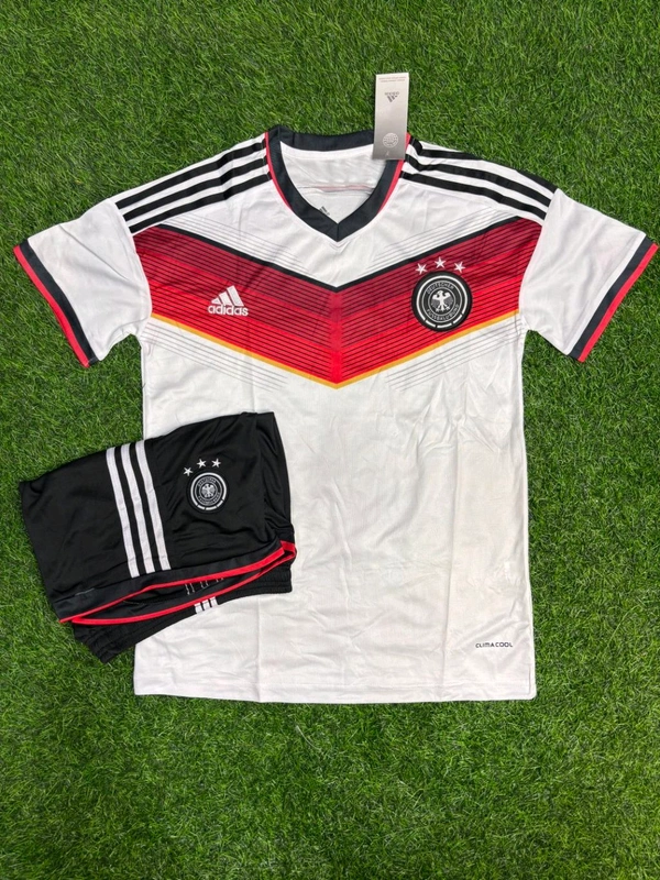 Retro Germany 2014 World Cup Home Kit Fan Edition With Short - L