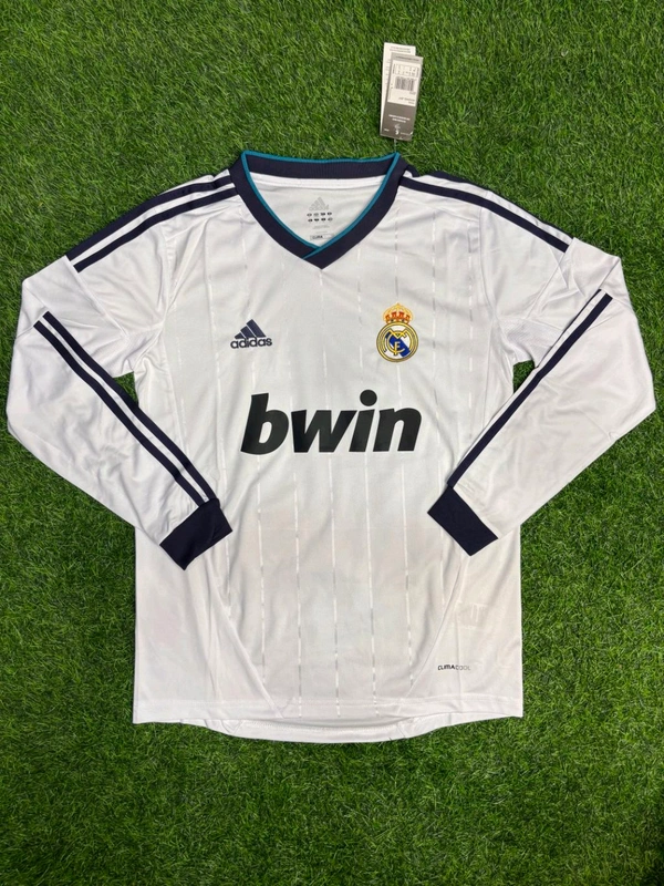 Retro Madrid 2012-13 Home Kit Full Sleeve  - L