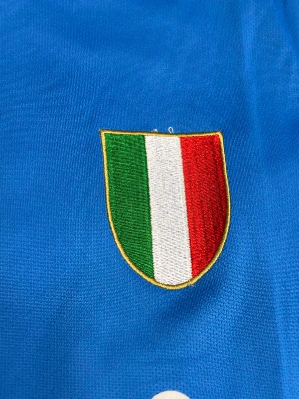 Retro Napoli Home 1987-88 Season Maradona Kit - XL