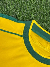 Retro Brazil 1998 World Cup Jersey Half Sleeve  - M