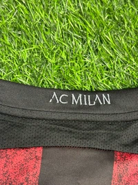 Retro AC Milan 2015-16 Home Kit Half Sleeve  - XL