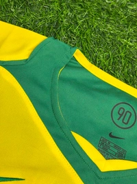 Brazil Home 2004 Copa America Champions Retro Jersey - S
