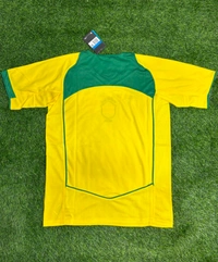Brazil Home 2004 Copa America Champions Retro Jersey - XL