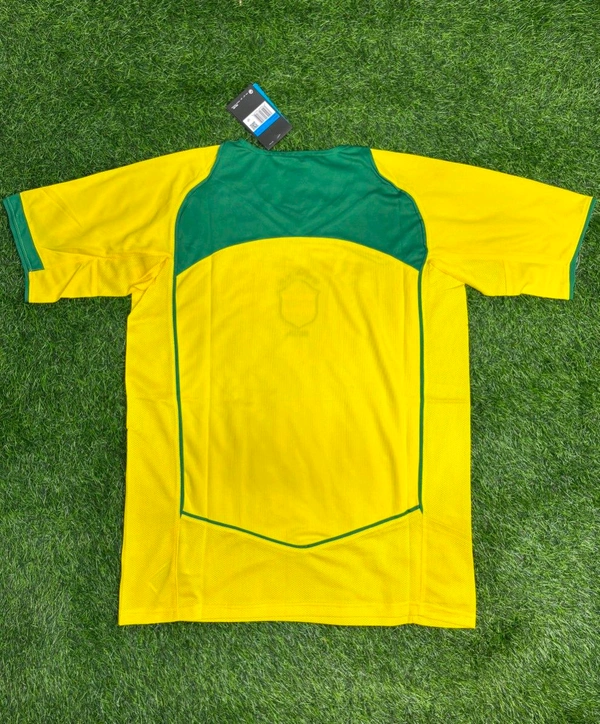 Brazil Home 2004 Copa America Champions Retro Jersey - XL