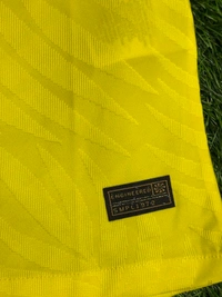 Brazil Home Yellow Colour Polo Jersey Player Edition  - S