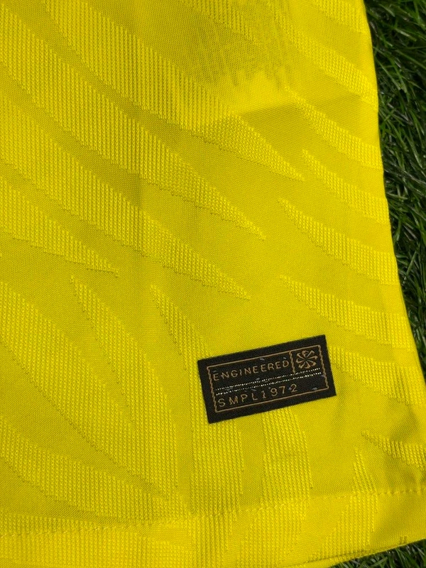 Brazil Home Yellow Colour Polo Jersey Player Edition  - S