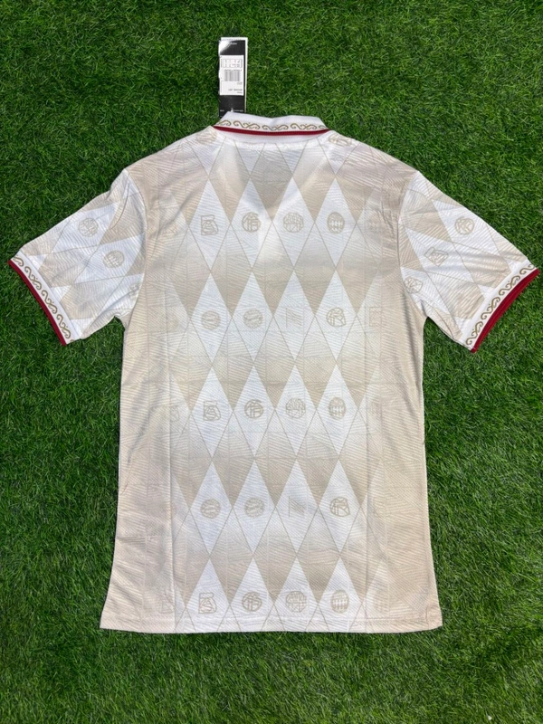 Bayern Munich 125th Aniversary White Polo Jersey Player Edition  - L