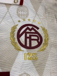 Bayern Munich 125th Aniversary White Polo Jersey Player Edition  - XXL