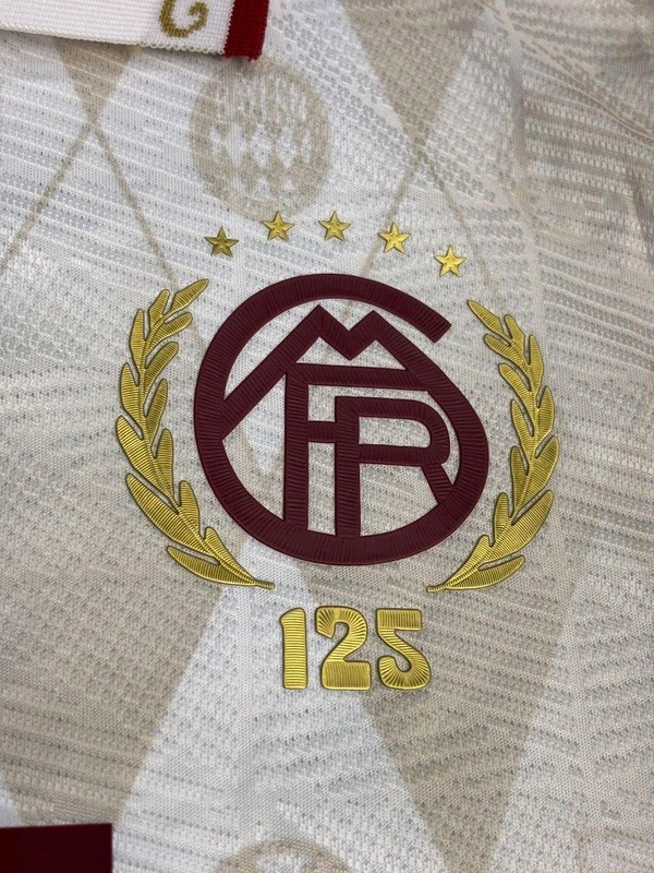 Bayern Munich 125th Aniversary White Polo Jersey Player Edition  - XXL