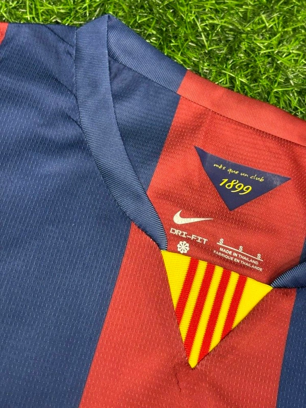 Retro FC Barcelona 14/15 Home Kit Fan Edition With Short  - L