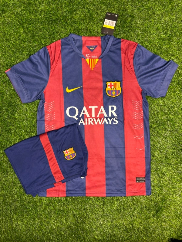 Retro FC Barcelona 14/15 Home Kit Fan Edition With Short  - XL