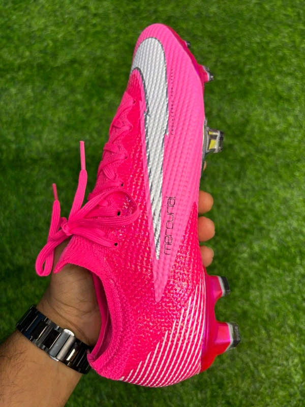 Mercurial Vapor 13 Elite Pink FG With Lace ( Kylian Mbappe) - 5.5