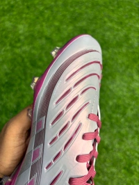 Predator Elite Grey Colour FG Low-top With Lace(Jude Bellingham) - 6.5