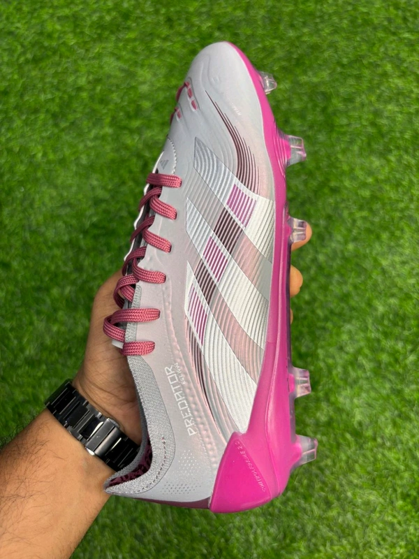 Predator Elite Grey Colour FG Low-top With Lace(Jude Bellingham) - 9