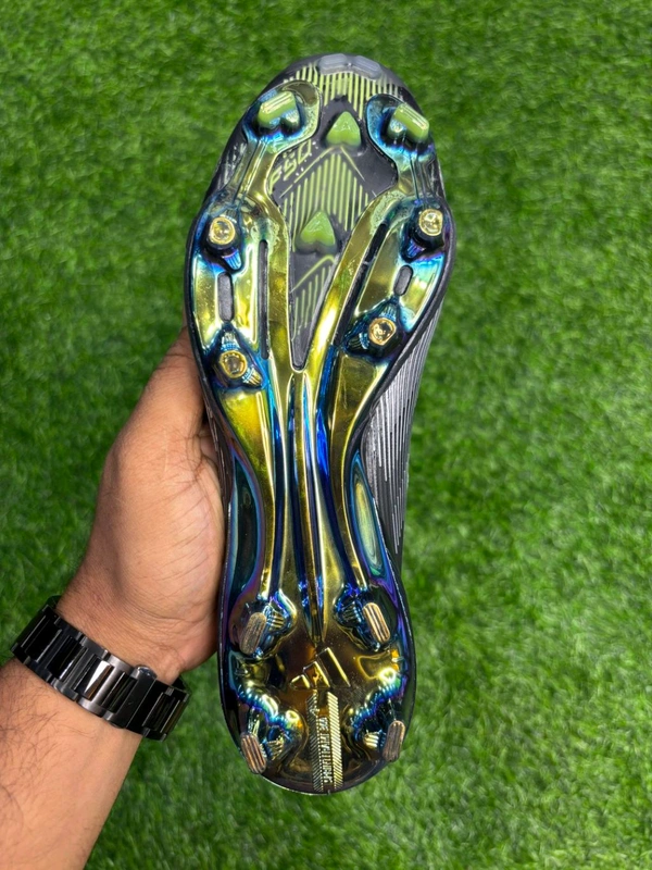 F50 Plus Black Colour Low-top FG Without Lace  - 9